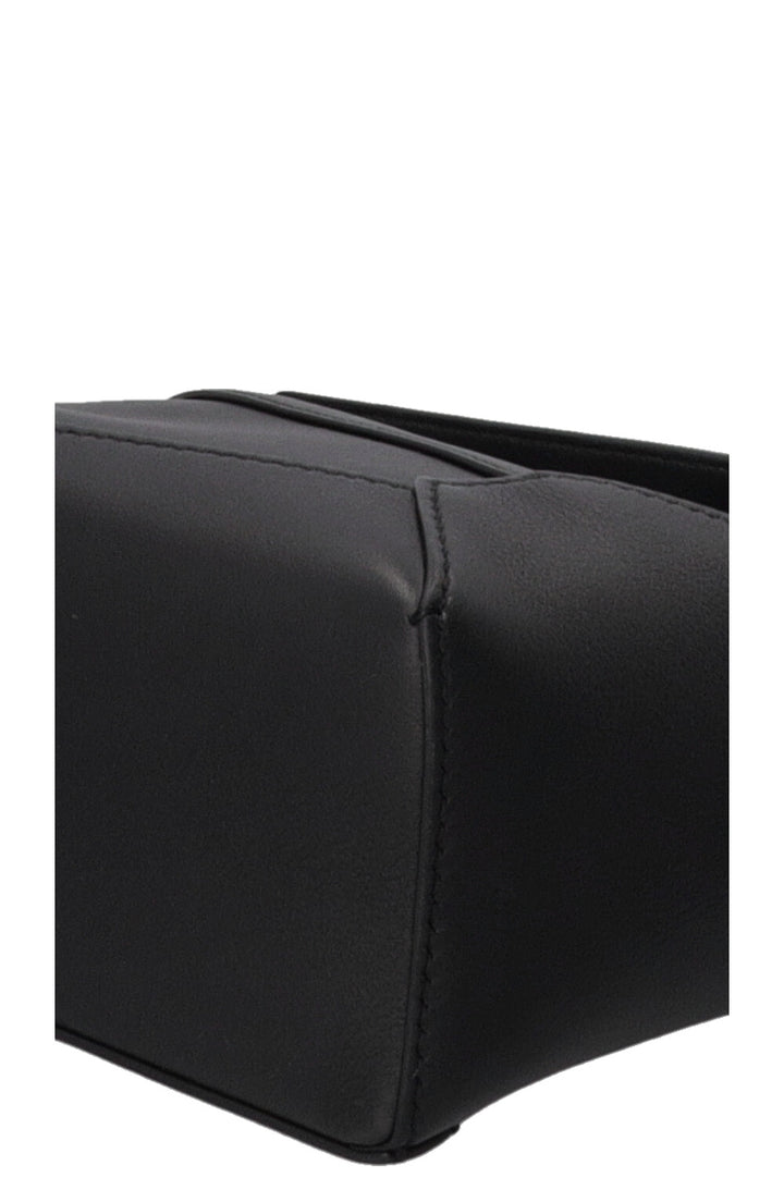 LOEWE Mini Puzzle Bag Black Leather Black