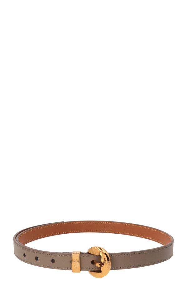 LOEWE Pebble Belt Leather Taupe