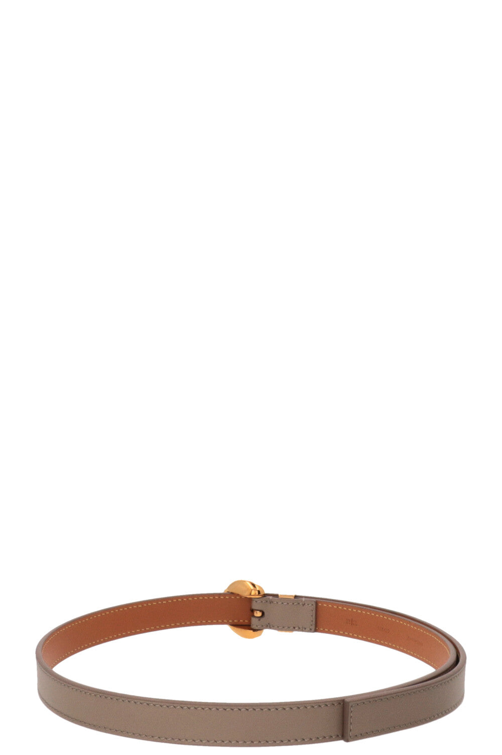 LOEWE Pebble Belt Leather Taupe