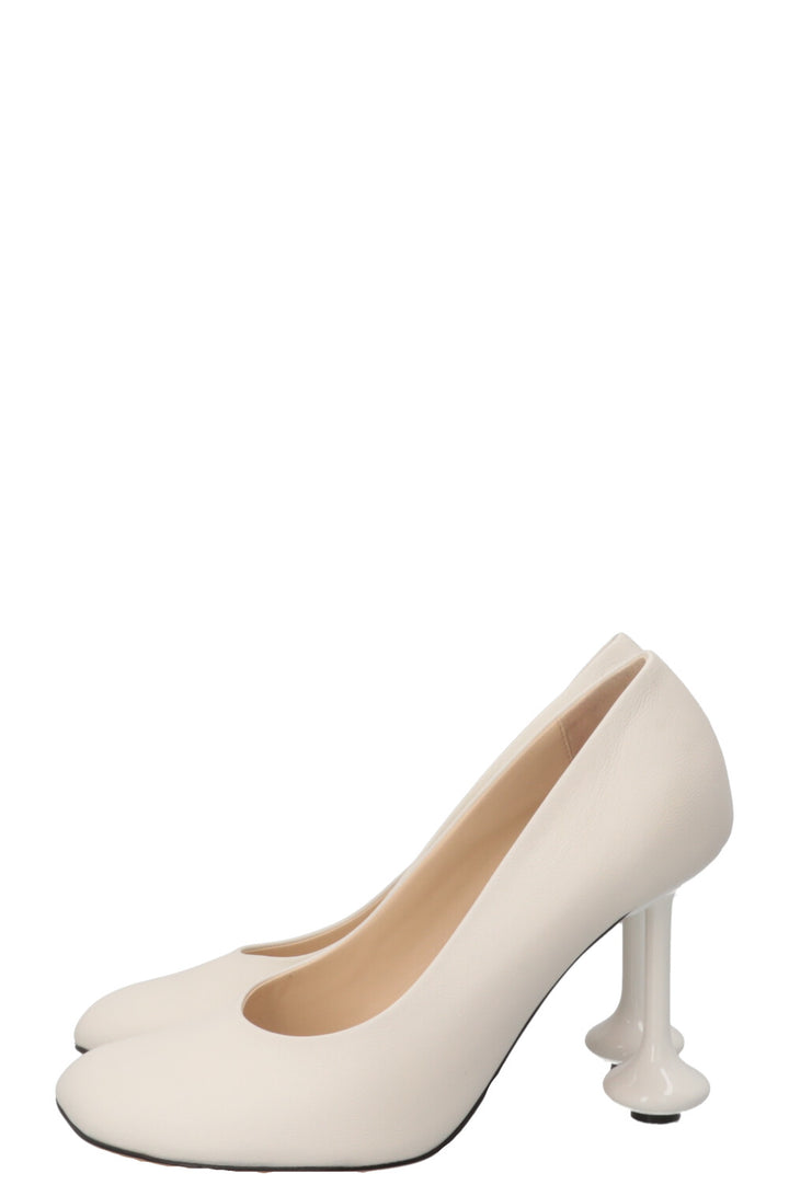 LOEWE Toy Pumps Leather White