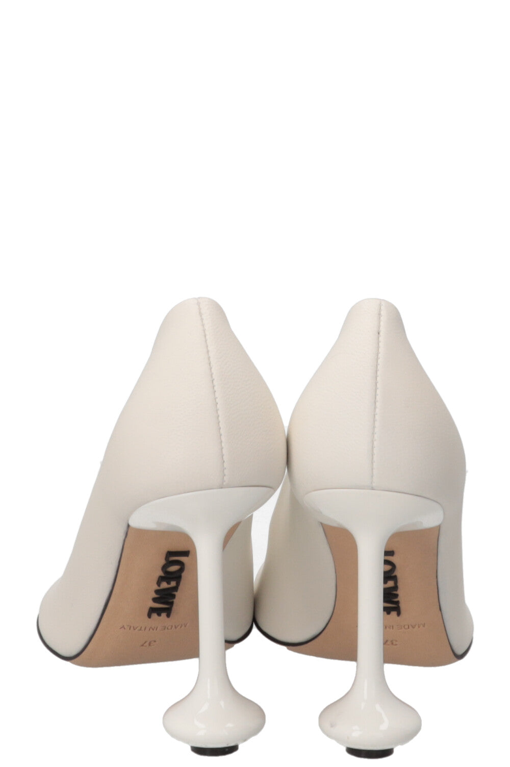 LOEWE Toy Pumps Leather White