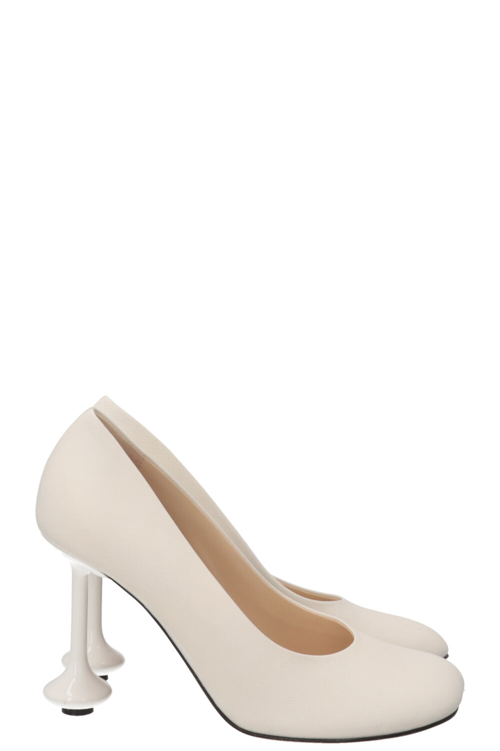 LOEWE Toy Pumps Leather White