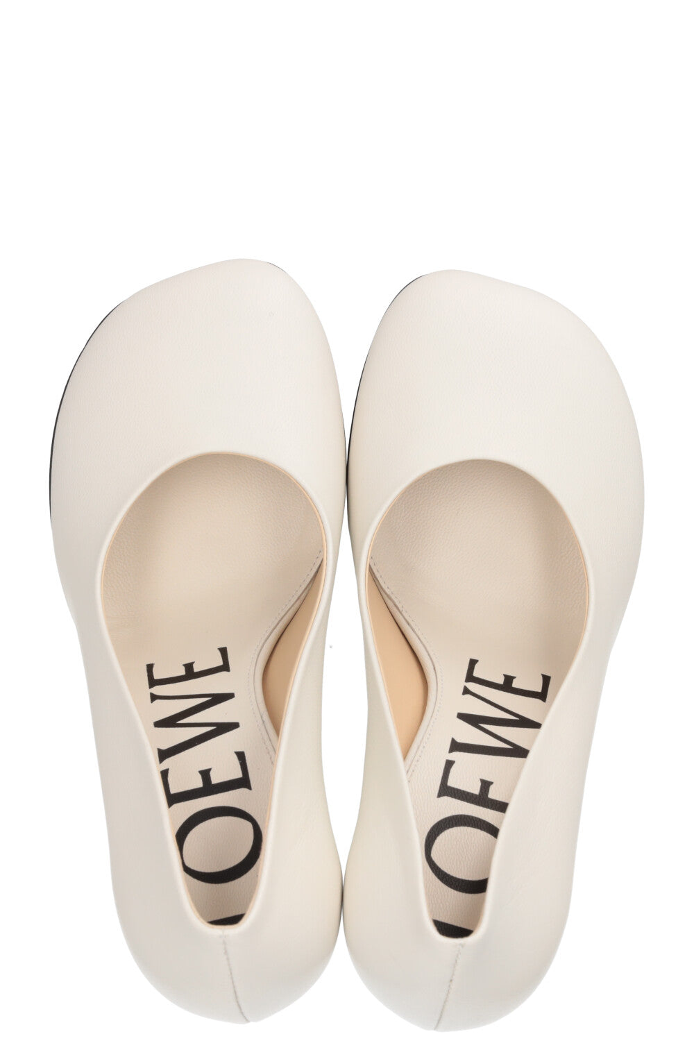 LOEWE Toy Pumps Leather White