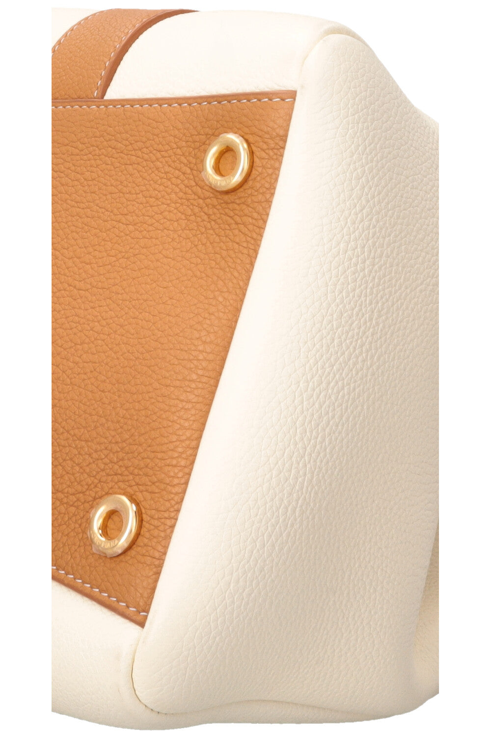 LORO PIANA L32 Loom Bag Calfskin Camel Ivory