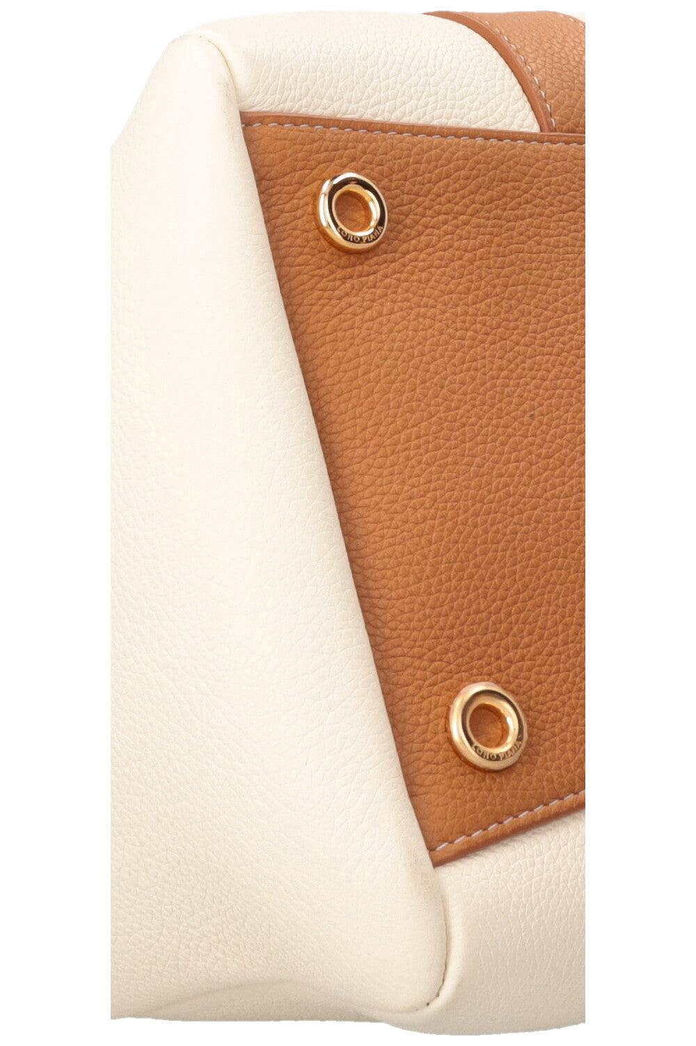 LORO PIANA L32 Loom Bag Calfskin Camel Ivory
