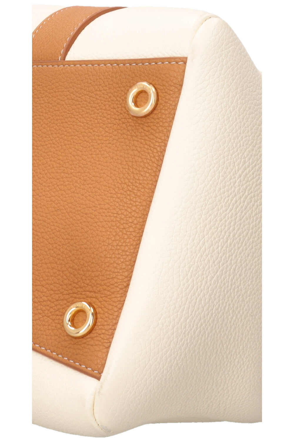 LORO PIANA L32 Loom Bag Calfskin Camel Ivory