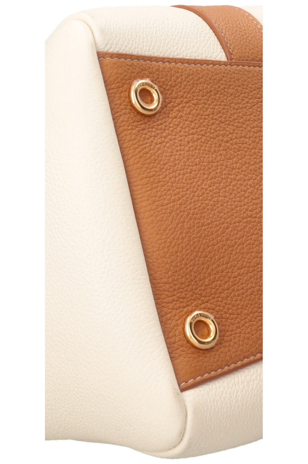 LORO PIANA L32 Loom Bag Calfskin Camel Ivory