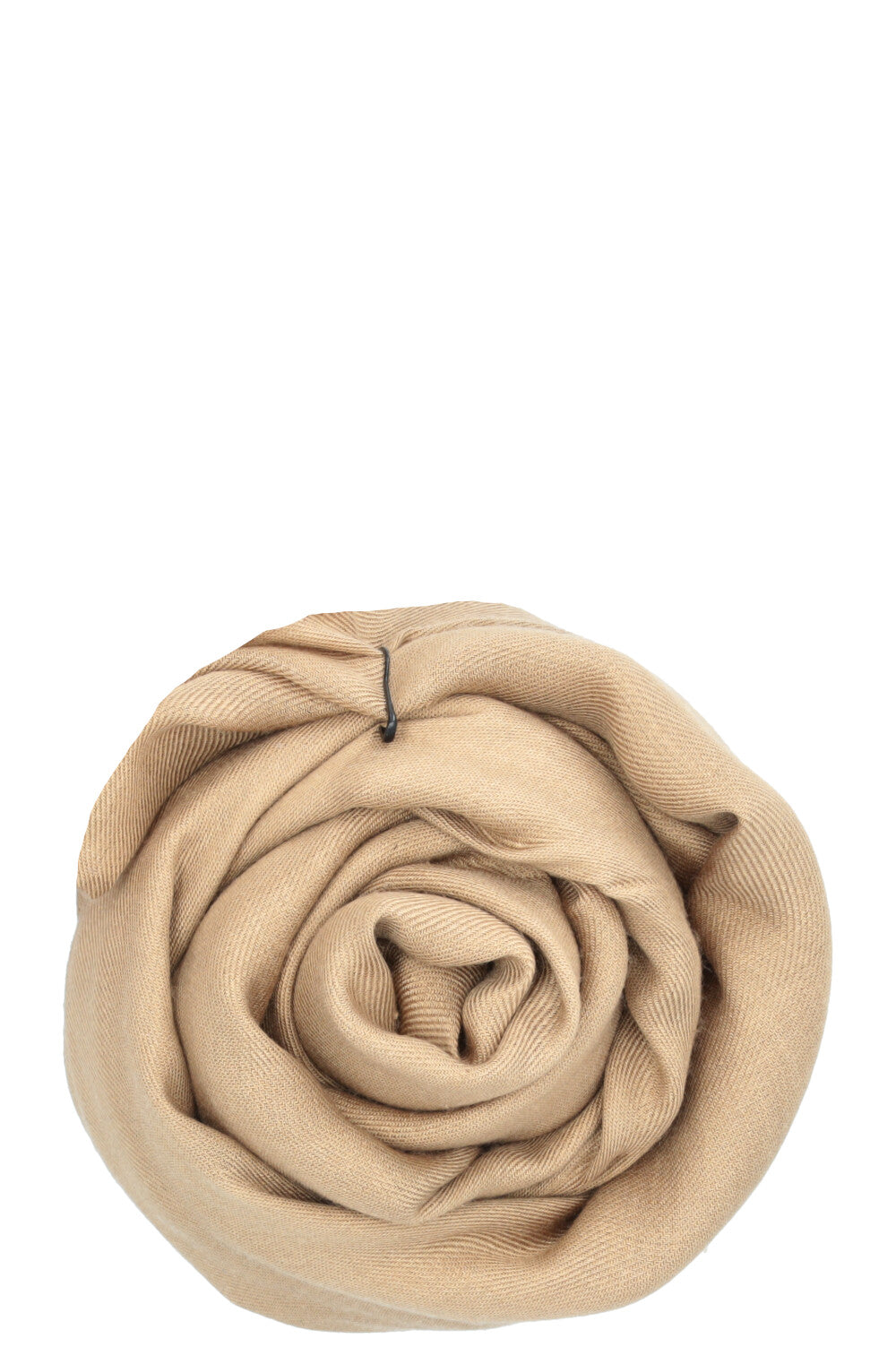 LORO PIANA Logo Embroidered Scarf Brown