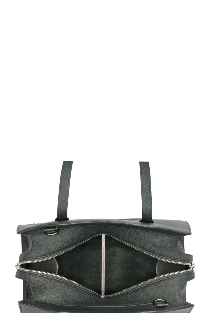 LORO PIANA Medium Sesia Hand Bag Moss Green