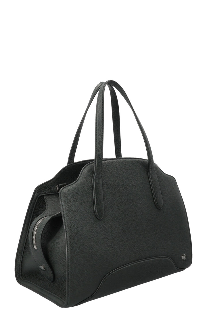 LORO PIANA Medium Sesia Hand Bag Moss Green