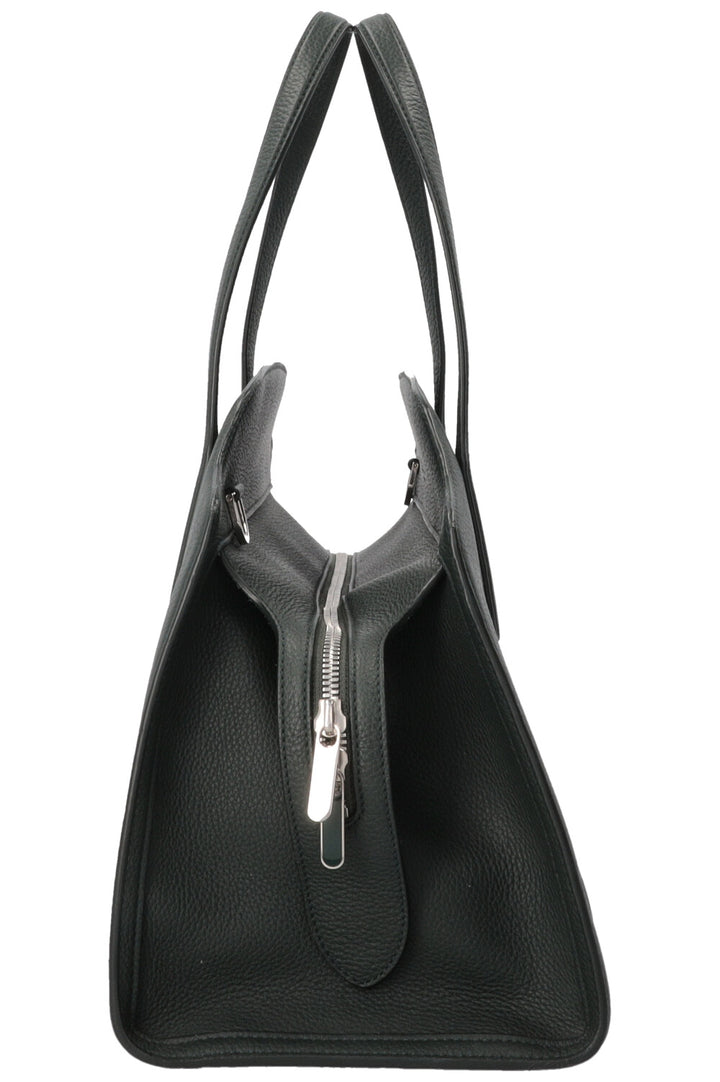 LORO PIANA Medium Sesia Hand Bag Moss Green