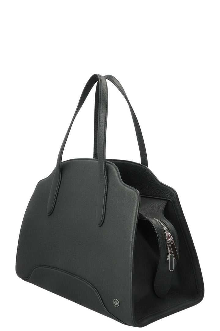 LORO PIANA Medium Sesia Hand Bag Moss Green