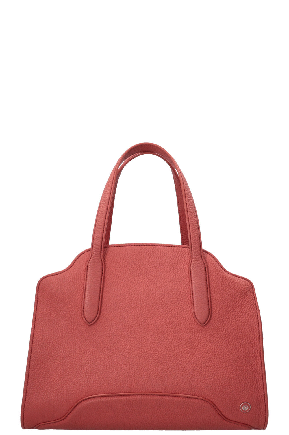 LORO PIANA Medium Sesia Tote Bag Leather Coral