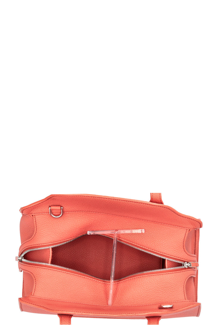 LORO PIANA Medium Sesia Tote Bag Leather Coral