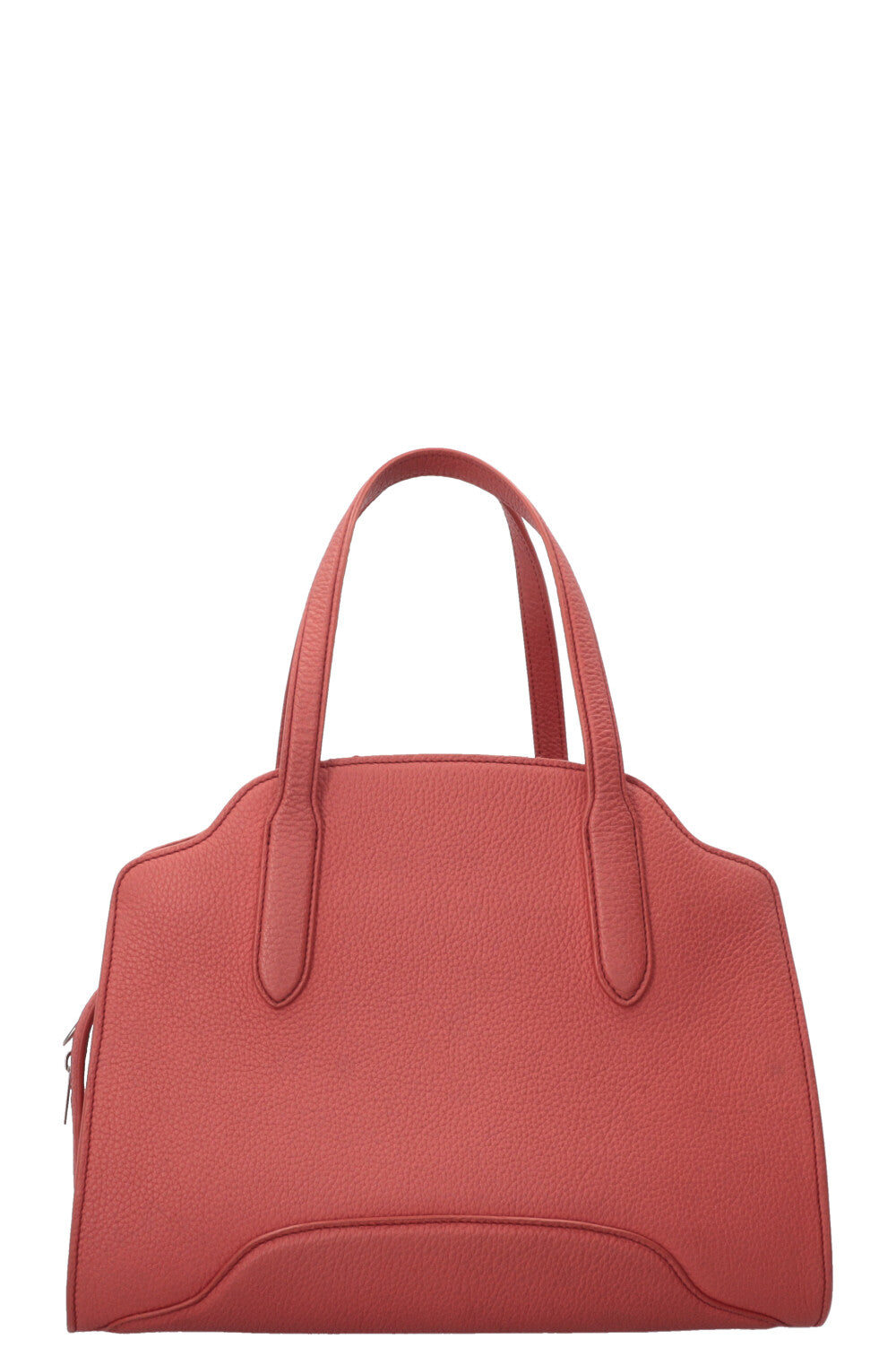 LORO PIANA Medium Sesia Tote Bag Leather Coral