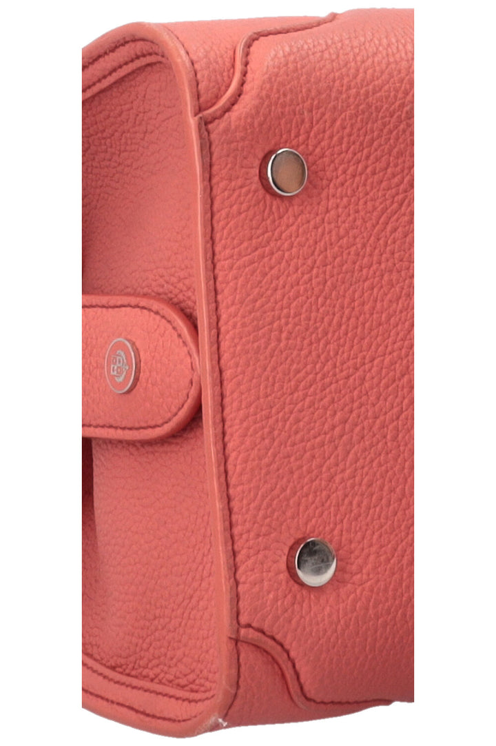 LORO PIANA Medium Sesia Tote Bag Leather Coral
