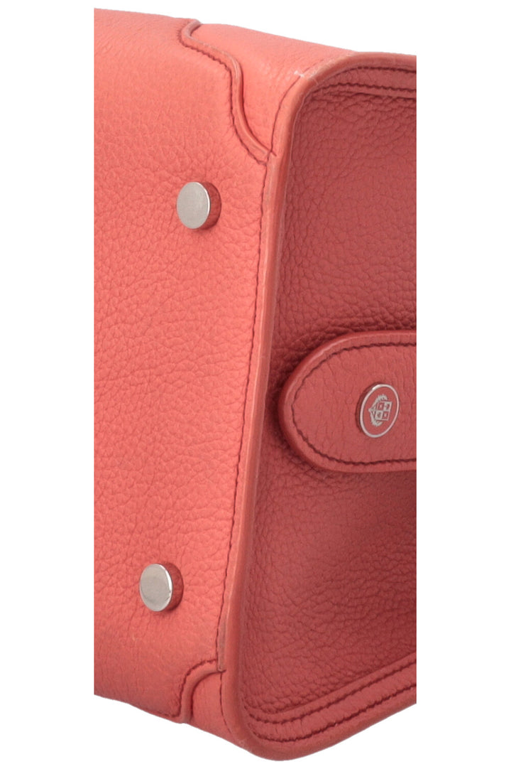 LORO PIANA Medium Sesia Tote Bag Leather Coral