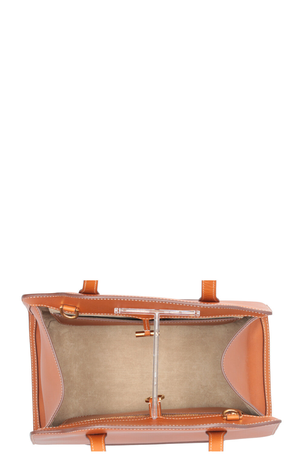 LORO PIANA Medium Sesia Tote Bag Leather Tan