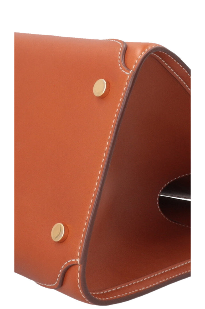 LORO PIANA Medium Sesia Tote Bag Leather Tan