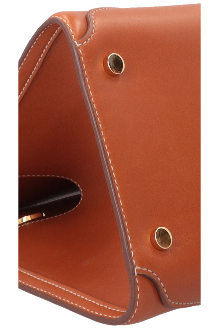 LORO PIANA Medium Sesia Tote Bag Leather Tan