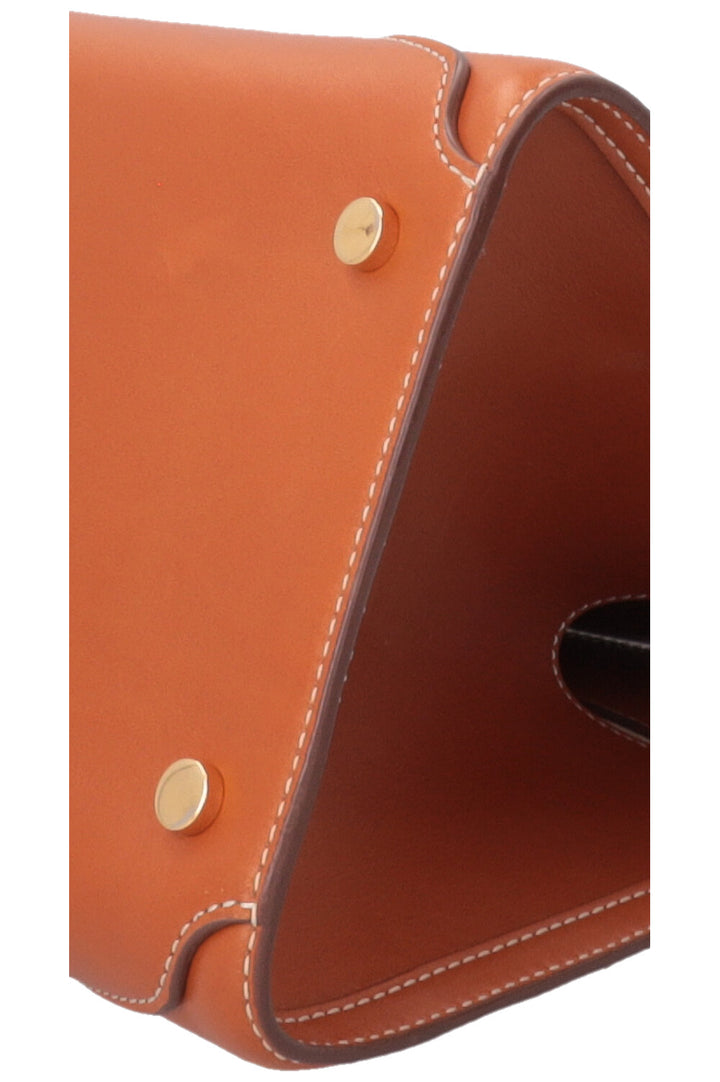 LORO PIANA Medium Sesia Tote Bag Leather Tan