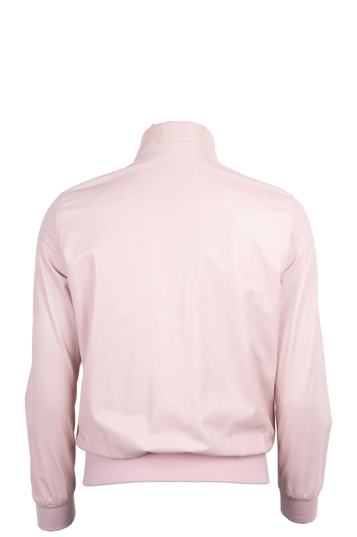 LORO PIANA Reversible Bomber Jacket Leather Pink Purple