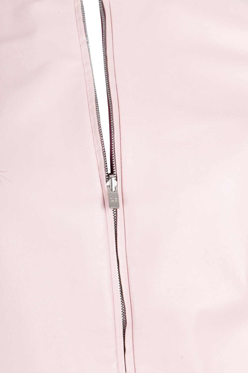 LORO PIANA Reversible Bomber Jacket Leather Pink Purple
