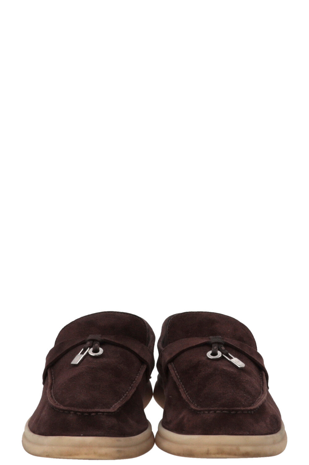 LORO PIANA Summer Charms Walk Suede Brown