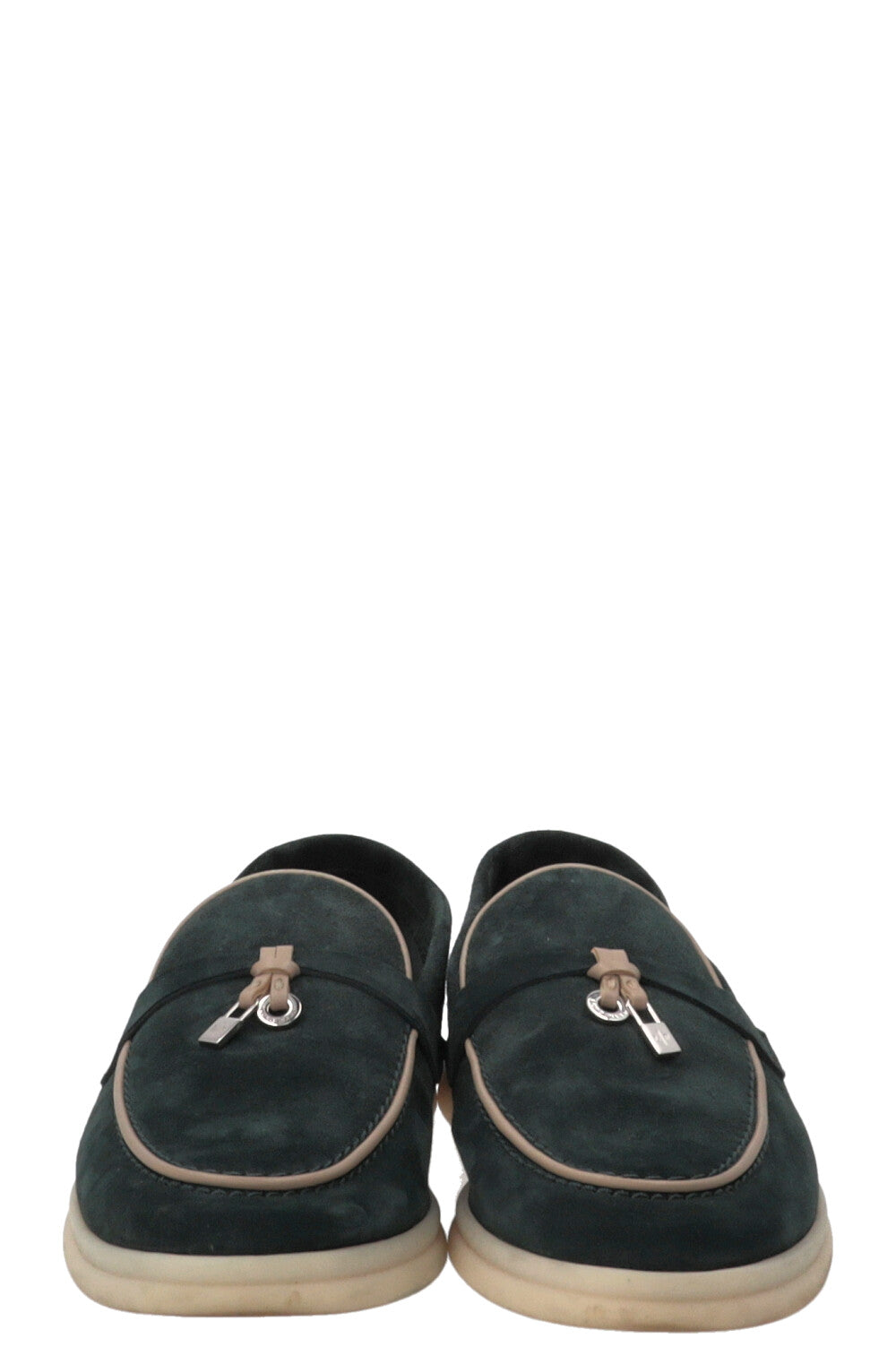LORO PIANA Summer Charms Walk Suede Green