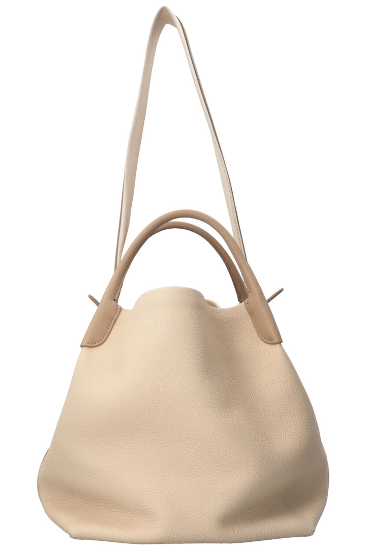 LORO PIANA Bale Bag Large Leather Ivory