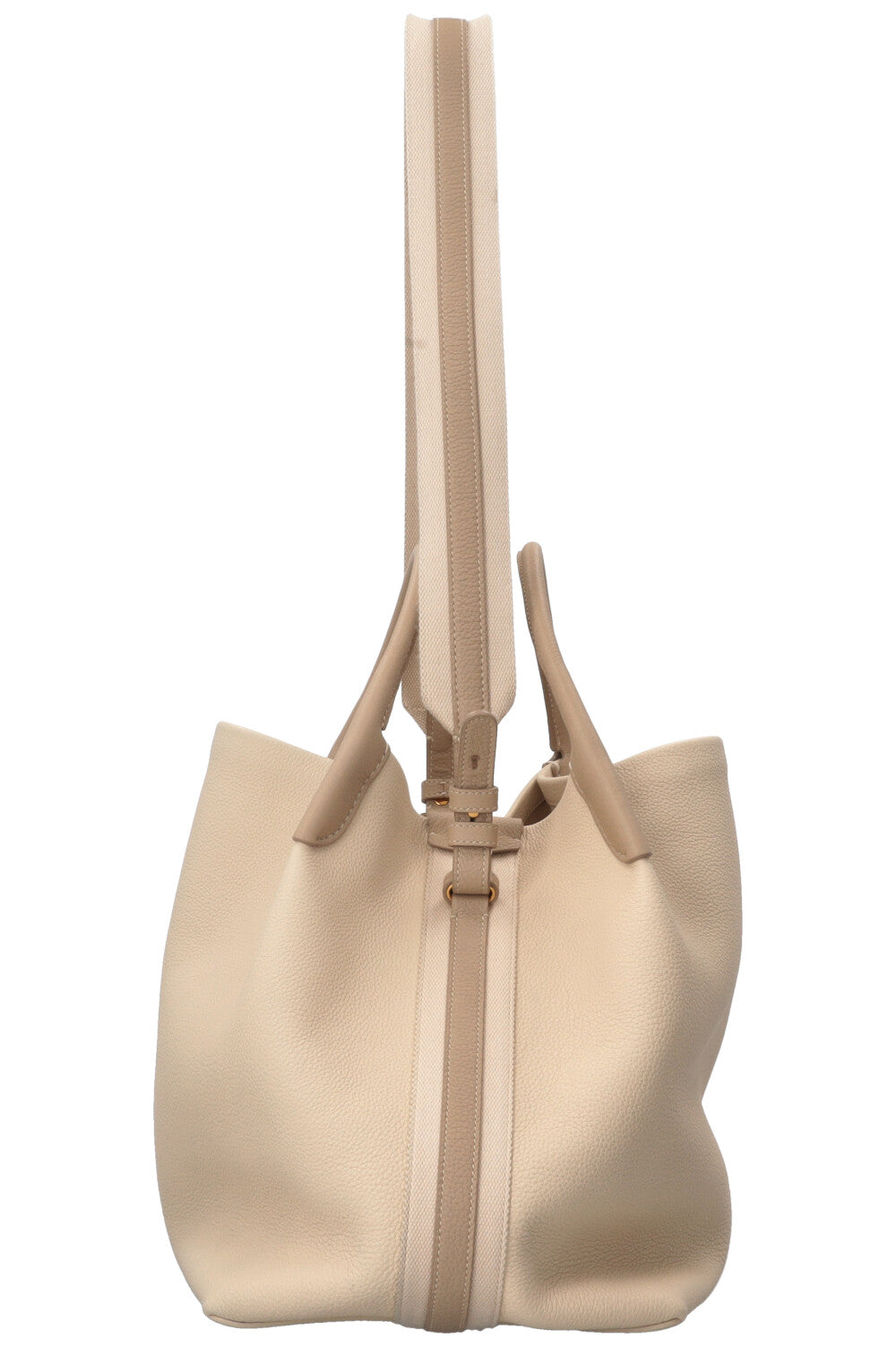 LORO PIANA Bale Bag Large Leather Ivory