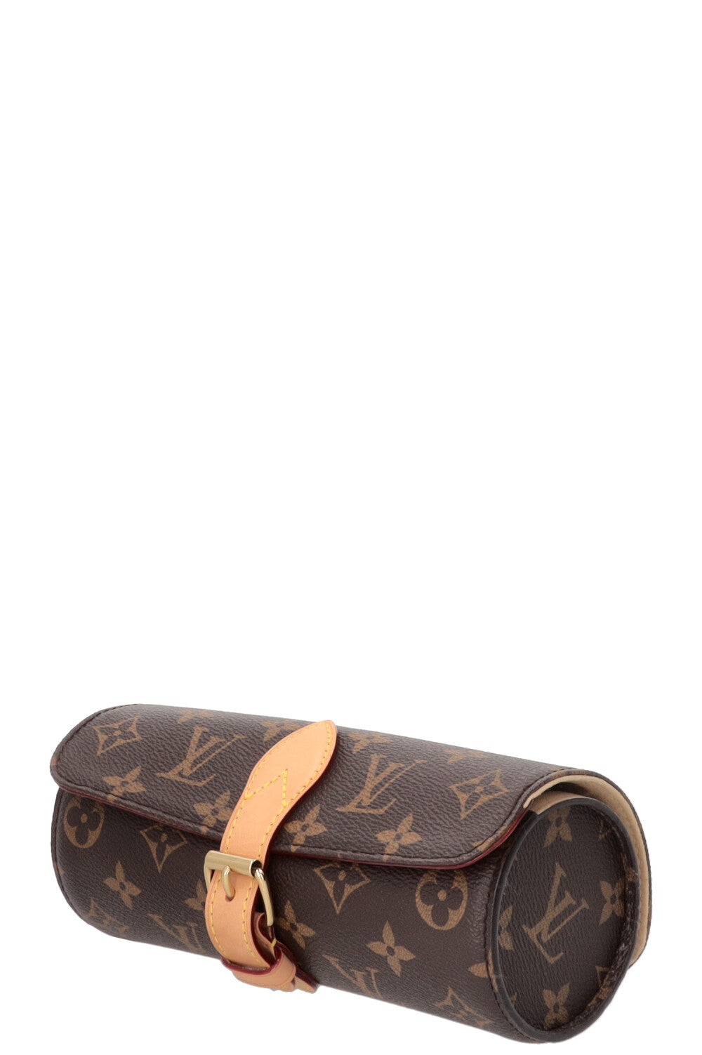 LOUIS VUITTON 3 Watch Case MNG Canvas
