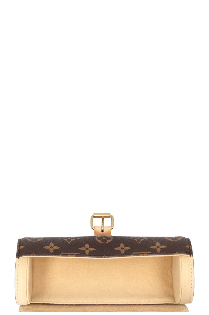 LOUIS VUITTON 3 Watch Case MNG Canvas