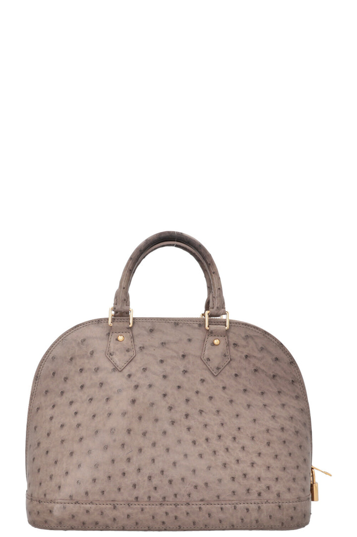 LOUIS VUITTON Alma GM Gris Autruche