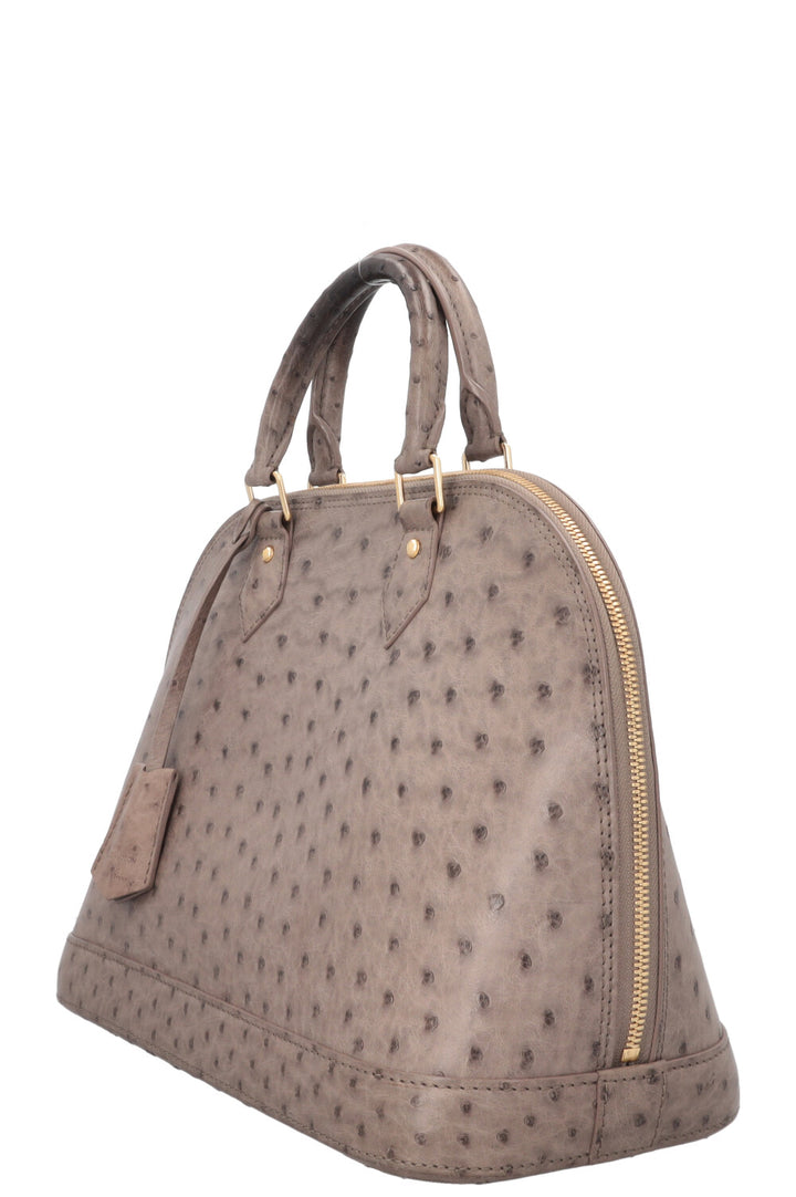 LOUIS VUITTON Alma GM Gris Autruche