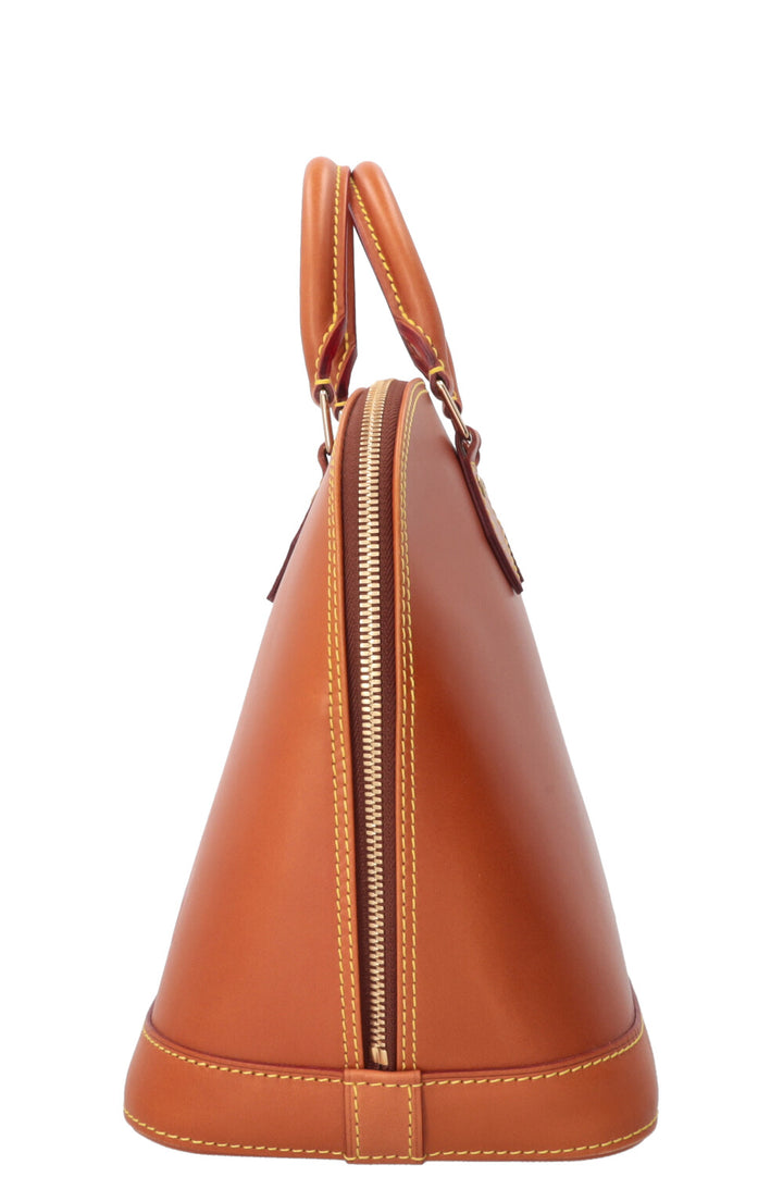 LOUIS VUITTON Alma MM Nomade Leather Tan