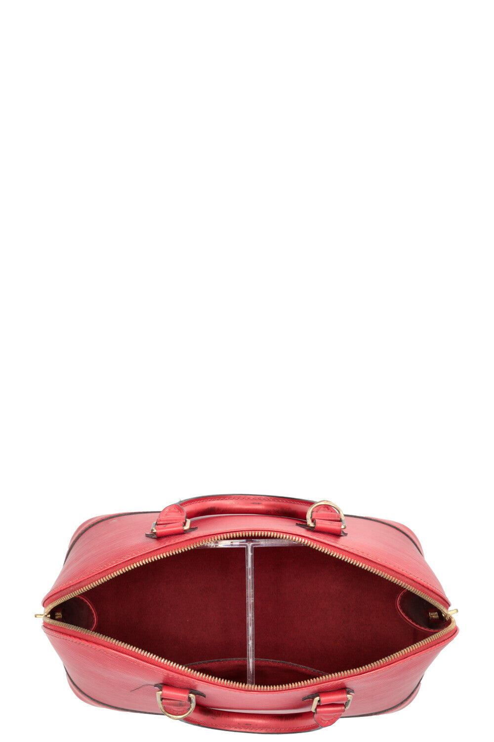 LOUIS VUITTON Alma PM Bag Epi Red