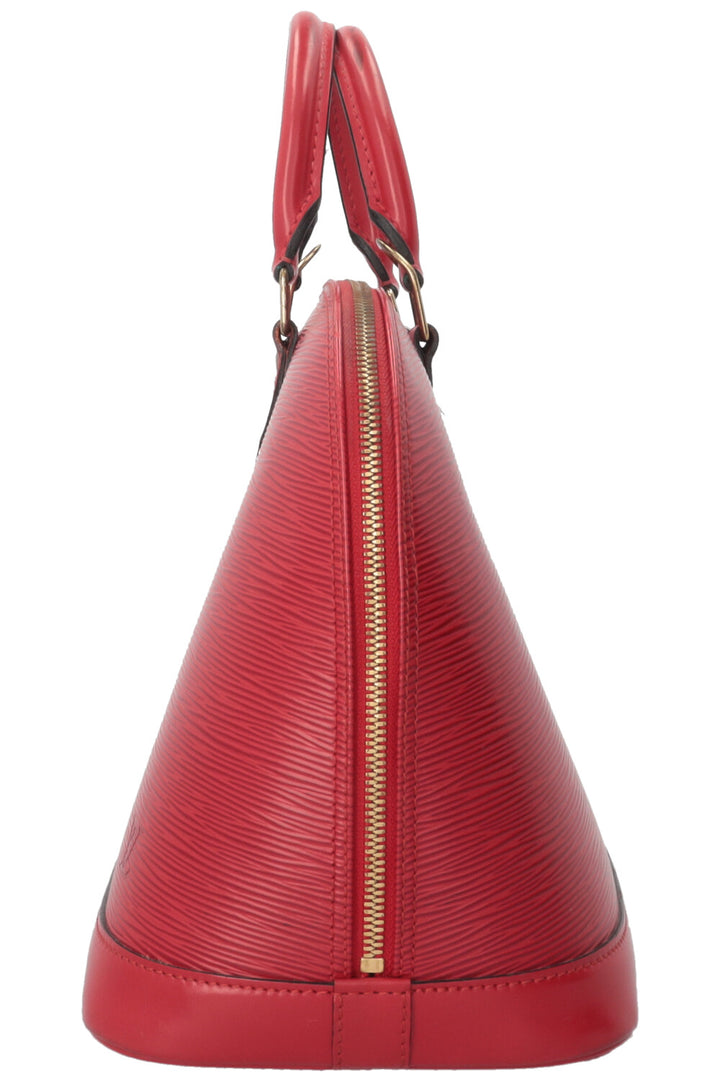 LOUIS VUITTON Alma PM Bag Epi Red