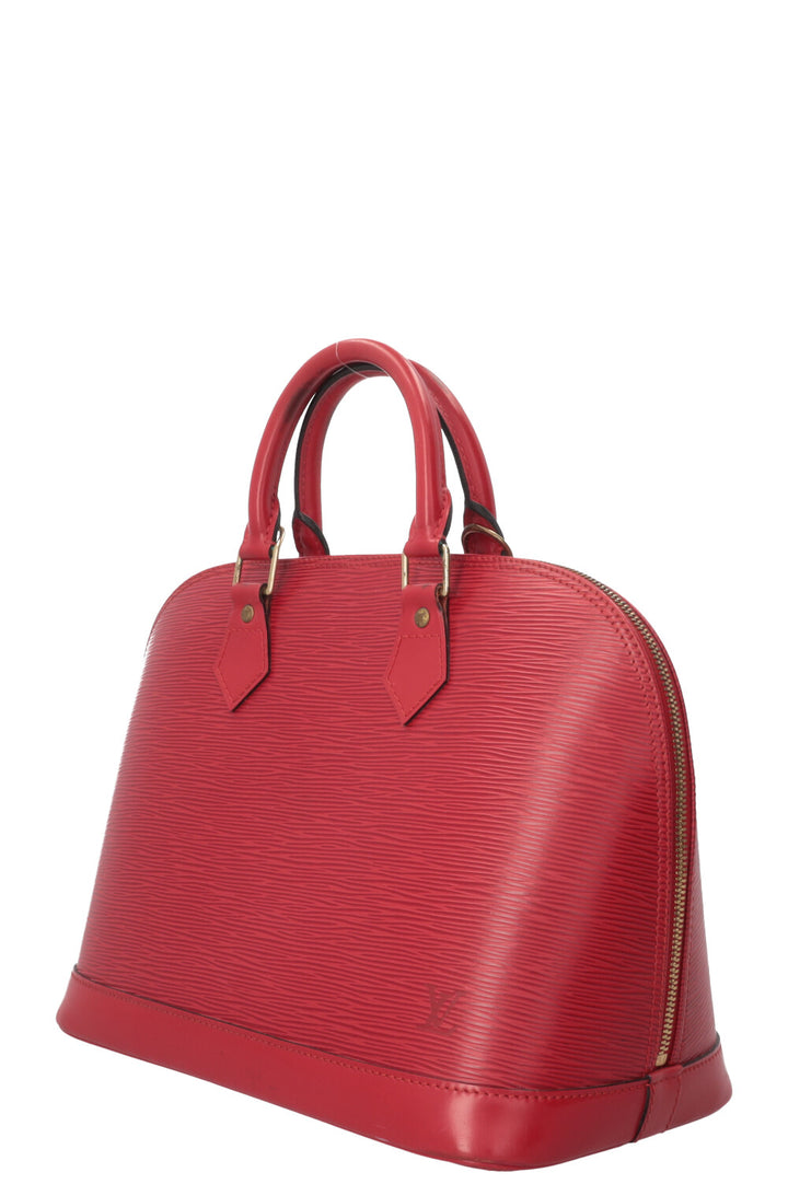 LOUIS VUITTON Alma PM Bag Epi Red