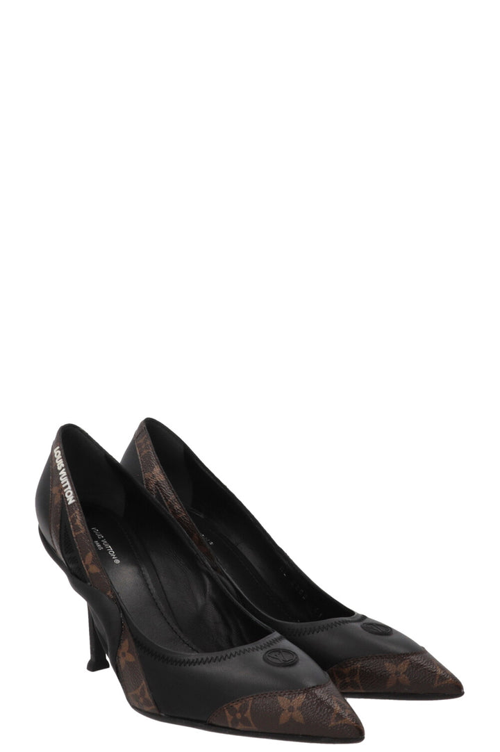 LOUIS VUITTON Archlight Heels Leather Black