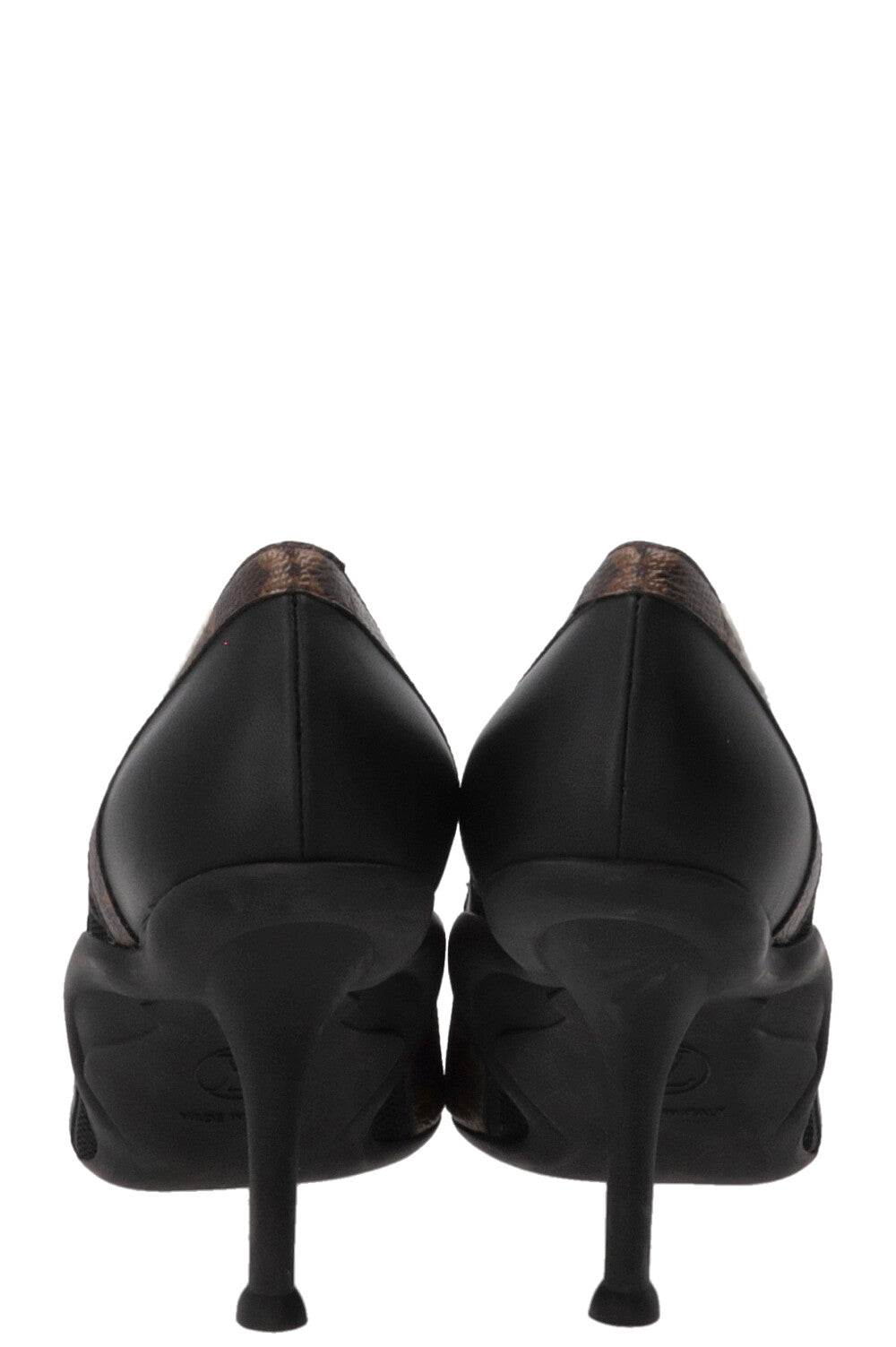 LOUIS VUITTON Archlight Heels Leather Black