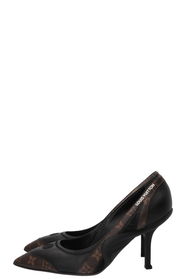 LOUIS VUITTON Archlight Heels Leather Black