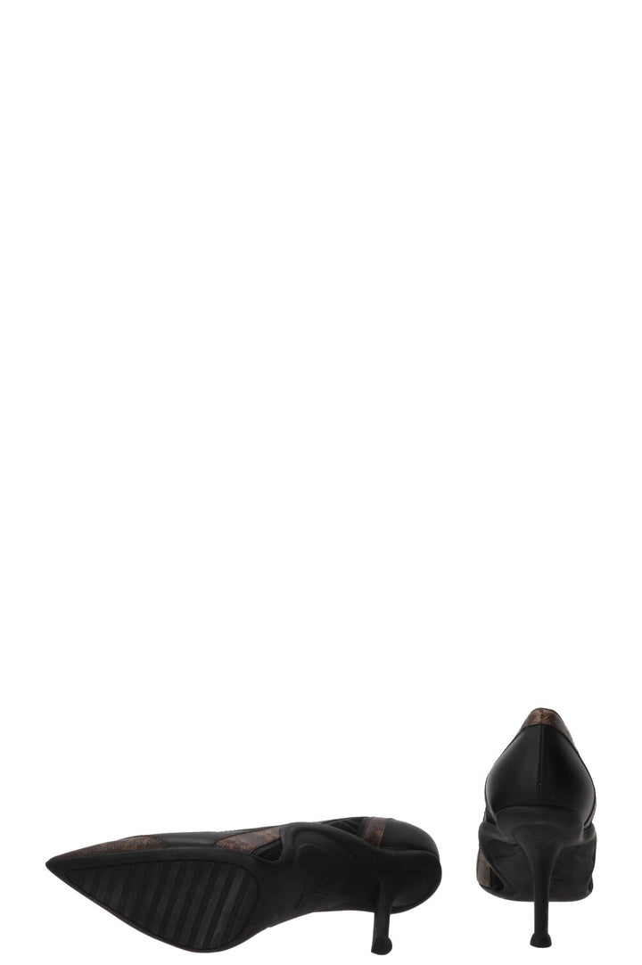 LOUIS VUITTON Archlight Heels Leather Black