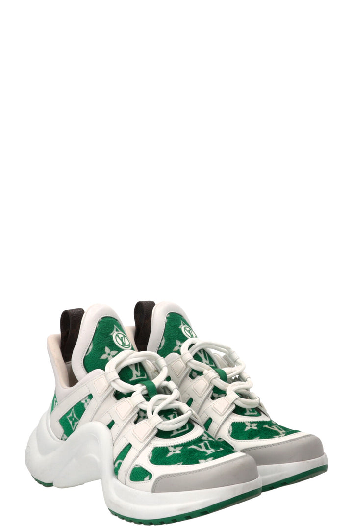 LOUIS VUITTON Archlight Sneakers Velvet Green