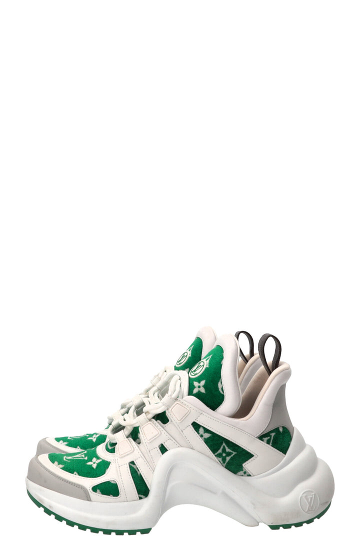 LOUIS VUITTON Archlight Sneakers Velvet Green