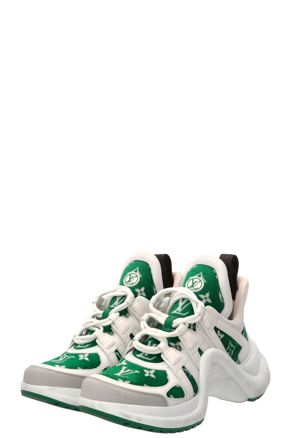 LOUIS VUITTON Archlight Sneakers Velvet Green