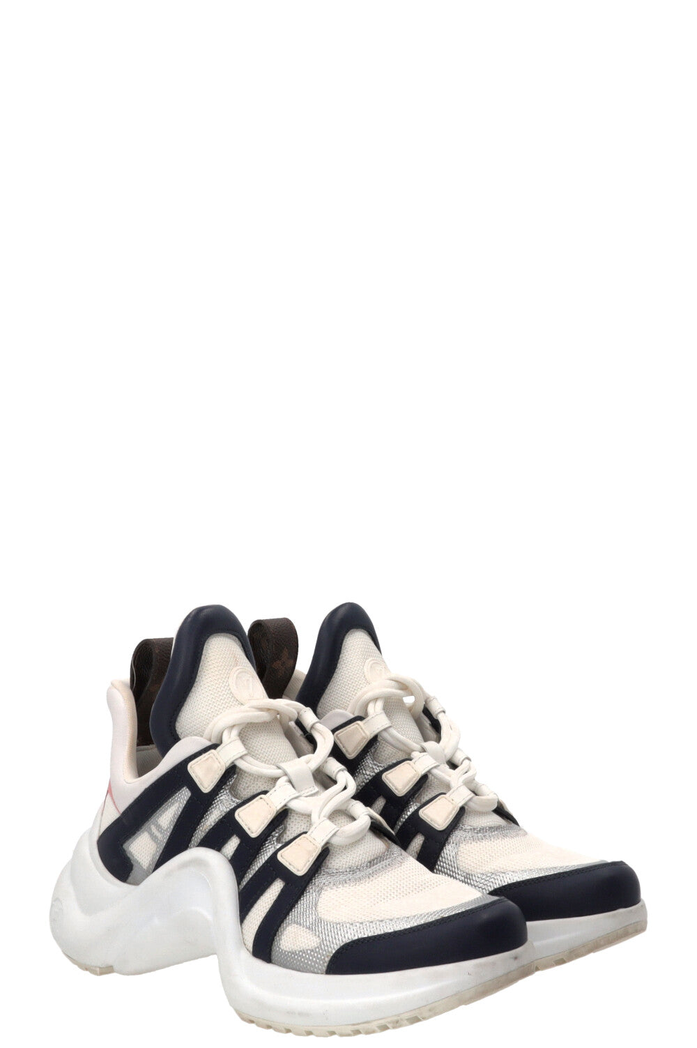 LOUIS VUITTON Baskets Archlight Blanc Bleu Marine