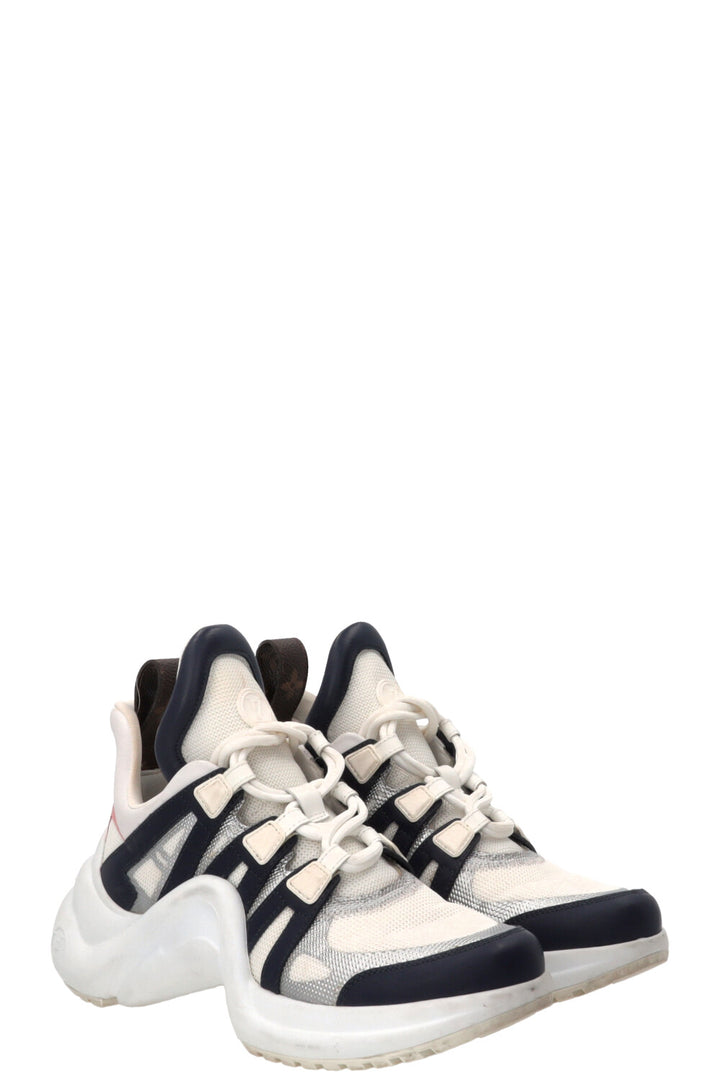 LOUIS VUITTON Baskets Archlight Blanc Bleu Marine