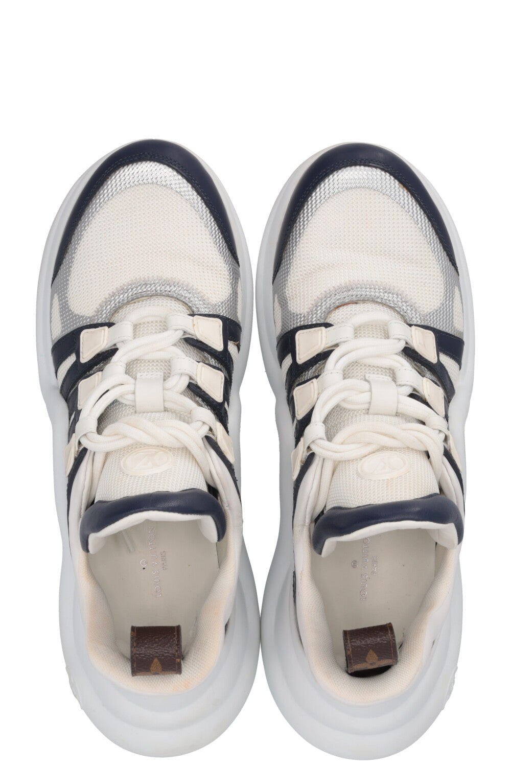 LOUIS VUITTON Baskets Archlight Blanc Bleu Marine