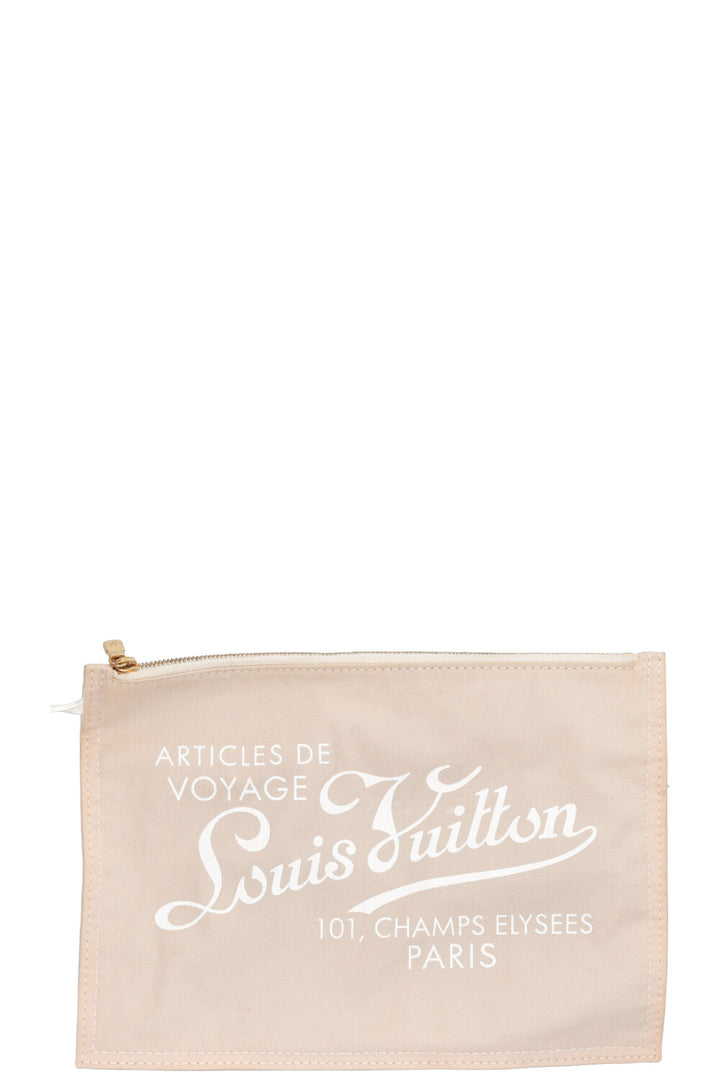LOUIS VUITTON Articles De Voyage Tote Canvas Cream